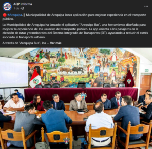 Read more about the article La Chicharra: Municipalidad de Arequipa lanza aplicación para mejorar experiencia en el transporte público.