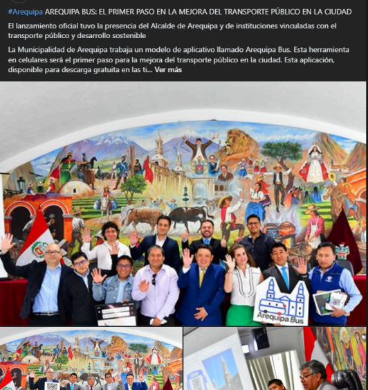 Read more about the article Arequipa Metropolitana Noticias: El primer paso en la mejora del transporte público en la ciudad.