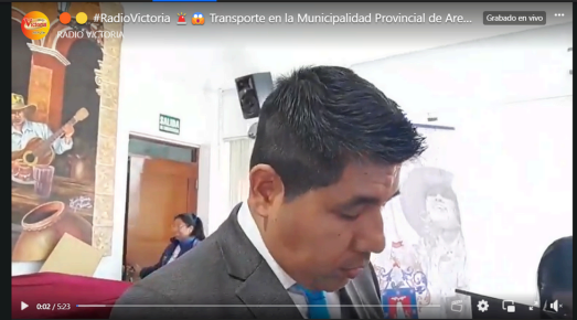 Read more about the article Radio Victoria: Transporte en la Municipalidad Provincial de Arequipa.