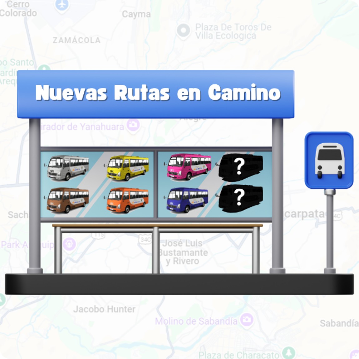 Read more about the article Tenemos todas las rutas formales de la ciudad de Arequipa