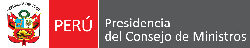 presidencia del consejo de ministros peru logo